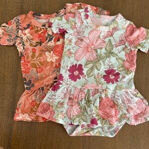 Floral Print Kids Dresses Set